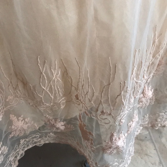 ANTHROPOLOGIE Cream/Tan 1920’s Midi Dress - Picture 6 of 8